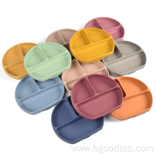 Baby Placemat and Plate Suction One-piece Silicone Placemat